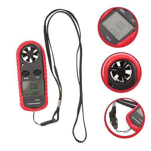 Cabilock Mini Digital Handheld Anemometer Air Flow Measurement Wind Air Velocity - Image 7