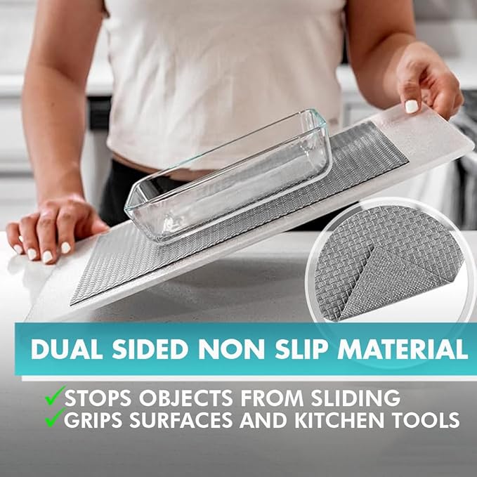 Shelf Liner, Drawer Liner & Kitchen Cabinet Liner – Thick Waterproof Rubber - Image 5