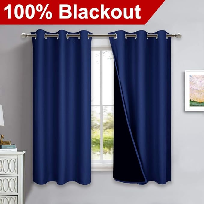 NICETOWN 100% Blackout Curtains - Image 2