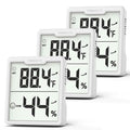 3 Pieces Digital Hygrometer Indoor Thermometer Humidity Meter by FUMMDUS