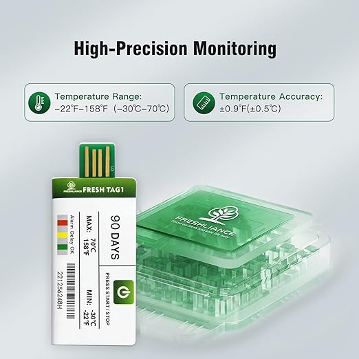Freshliance 500pack Temperature Data Logger USB Disposable Temperature Recorder - Image 3