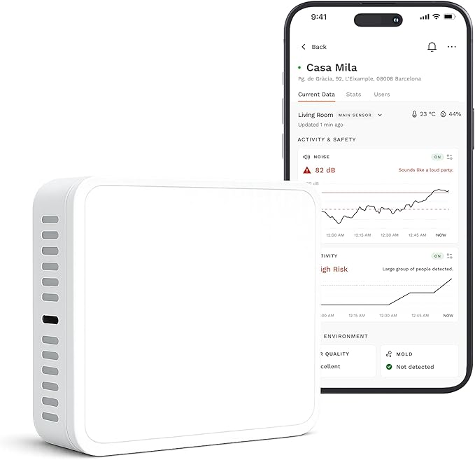 Noise Monitoring Device for Airbnb | Noise & Occupancy Sensor | Indoor Noise by LaylaEco