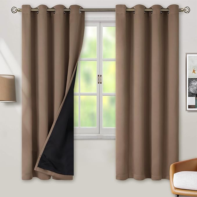 BGment Thermal Insulated 100% Blackout Curtains by BGment