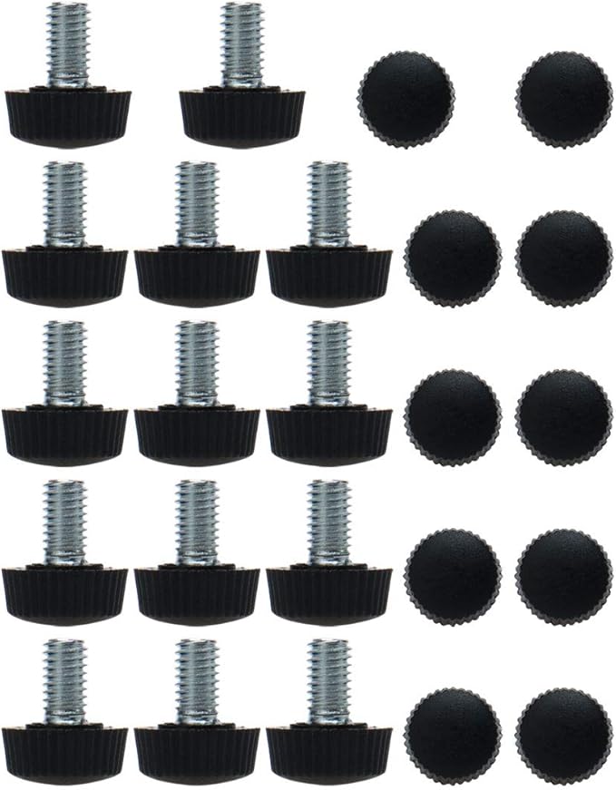 uxcell M6 x 10 x 16mm Leveling Feet Adjustable Leveler Floor Protector by uxcell