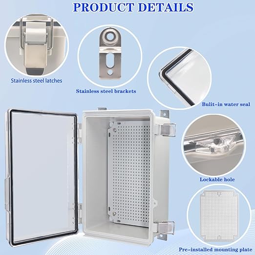 Waterproof Electrical Box Junction Box Weatherproof IP67 ABS Plastic Enclosure - Image 3