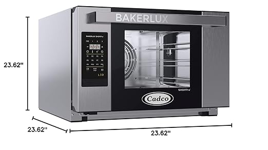 Cadco XAFT-03HS-LD Bakerlux LED Panel Heavy-Duty Countertop Convection Oven - Image 2