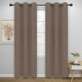 Easy-Going Blackout Curtains for Bedroom, Solid Thermal Insulated Grommet and by Easy-Going