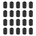 DMiotech 20 Pack 5/16" ID Black Screw Thread Protectors Rubber End Caps Bolt by DMiotech