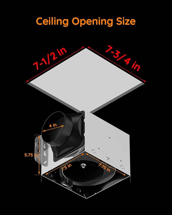 Fitop Bathroom Exhaust Fan - Image 4