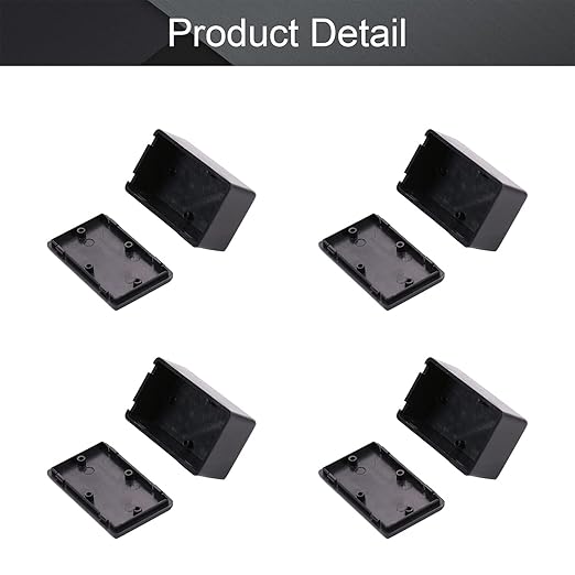 Fielect 8Pcs Dustproof Electronic Junction Box Plastic Enclosure Project Box - Image 4