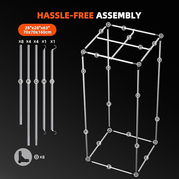 Spider Farmer 2.3x2.3 Grow Tent 2025 New, - Image 9