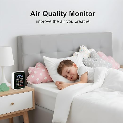 10 in 1 Smart Air Quality Monitor Indoor, Carbon Monoxide Detectors, Co2 - Image 7
