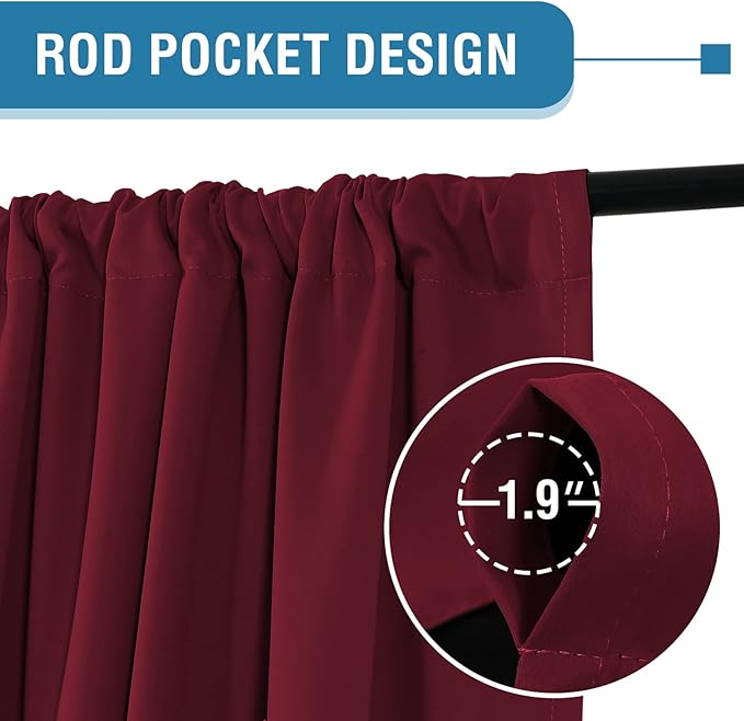 H.VERSAILTEX 100% Blackout Curtains - Image 3