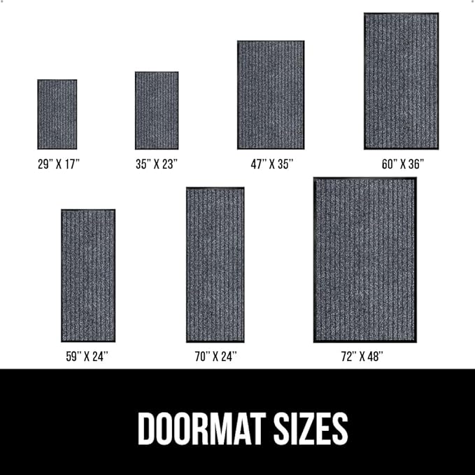 GORILLA GRIP Waterproof Traffic Guard Door Mat, Heavy Duty Entryway Mats - Image 6