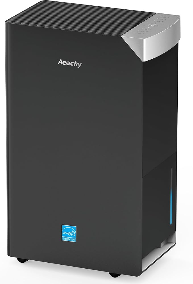 4500 Sq.Ft Energy Star 2025 Dehumidifier, AEOCKY Max 74 Pint/D Smart Compressor by AeockyDirect