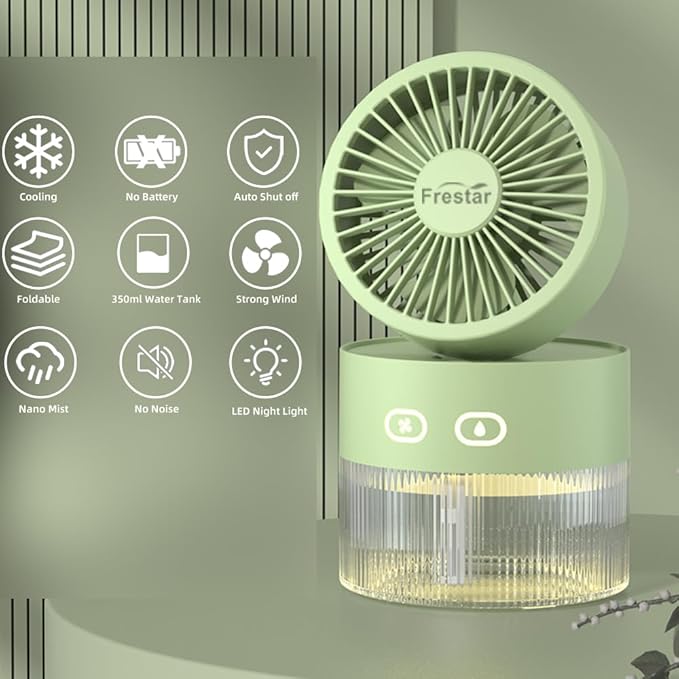 Personal Cooling Fan and Small Air Humidifier 350ml - Image 2