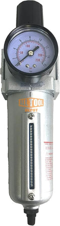 1/2" NPT HEAVY DUTY Compressed Air In Line Filter Regulator Combo Piggyback by AllToolDepot