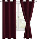 Hiasan Blackout Curtains for Bedroom, 38 x 72 Inches Long by Hiasan