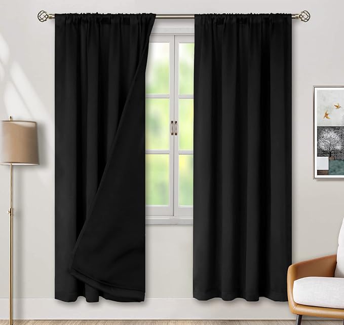 BGment Thermal Insulated 100% Blackout Curtains by BGment