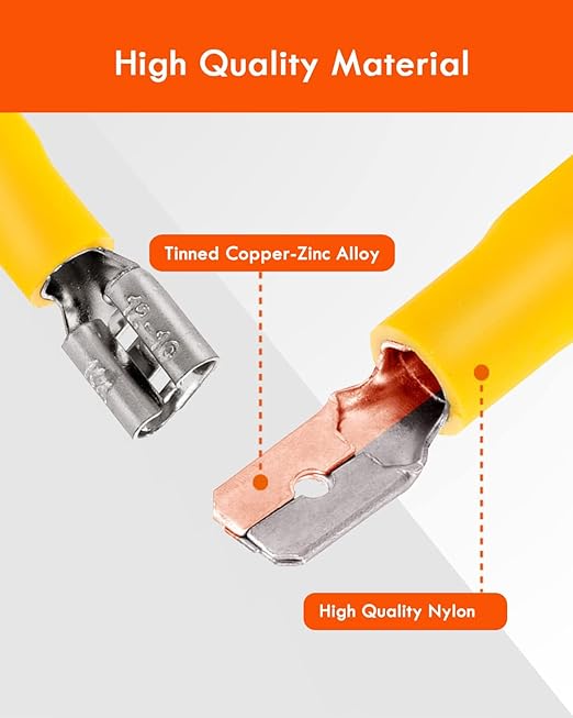 300PCS Wire Connectors Kit, Male and Female Spade Connectors, 17 Types - Image 3