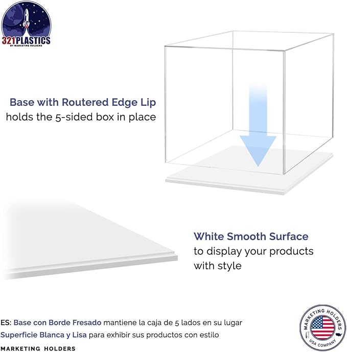 12" Clear Acrylic Display Box - Image 4