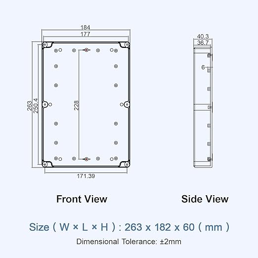 LeMotech Electrical Box Clear Cover Project Box IP65 Waterproof Junction Box - Image 8