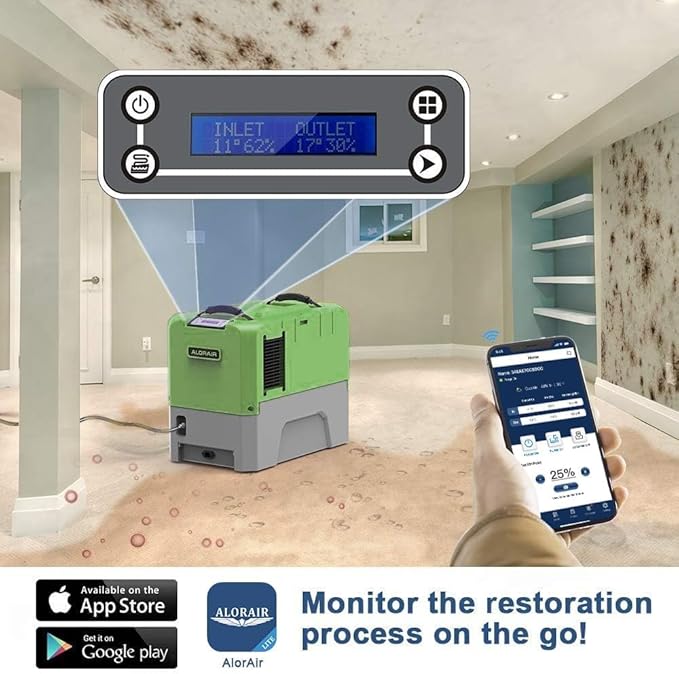 ALORAIR Smart WiFi LGR Commercial Dehumidifier 180 PPD - Image 2