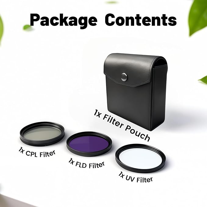 77mm UV-CPL-FLD Lens Filter Kit 3 Piece - Image 2