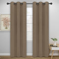 Easy-Going Blackout Curtains for Bedroom, Solid Thermal Insulated Grommet and by Easy-Going