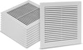 10-Pack 10" x 10" Square Air Vent Cover – White Plastic Vent Deflector by Unknown