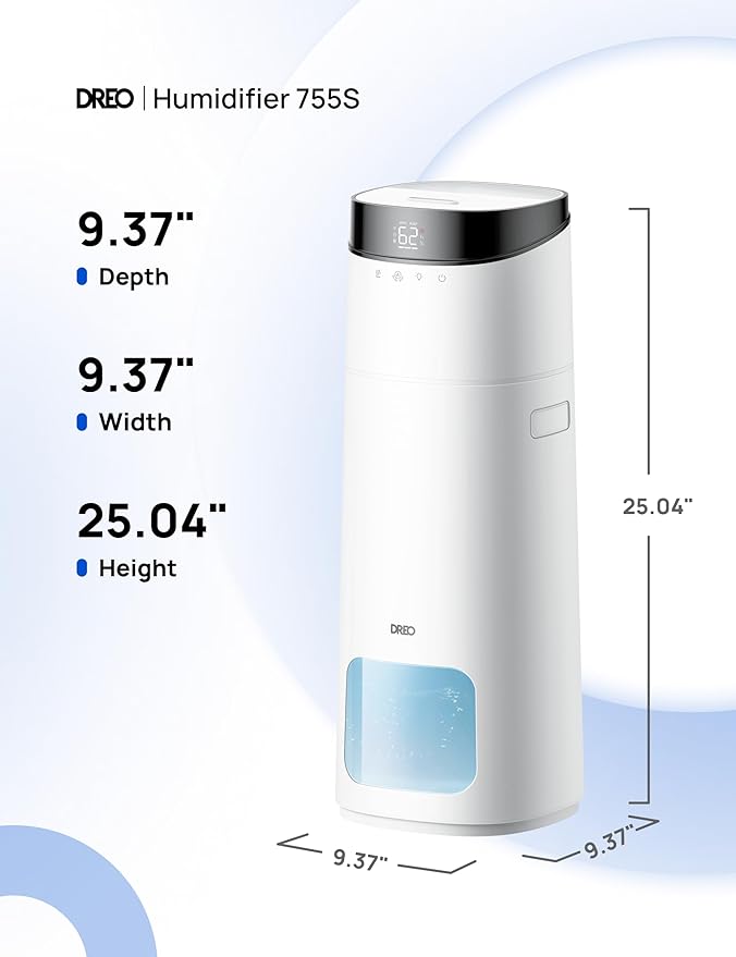 DREO 16L Smart Humidifier Large Room 1000 ft², 130H Cool Mist Air Humidifiers - Image 8