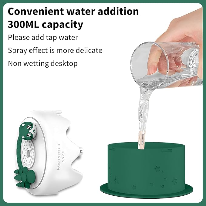 Cute Pet Humidifier, Cat Cake Humidifier, USB Plug-in Use, Desktop Silent Spray - Image 5