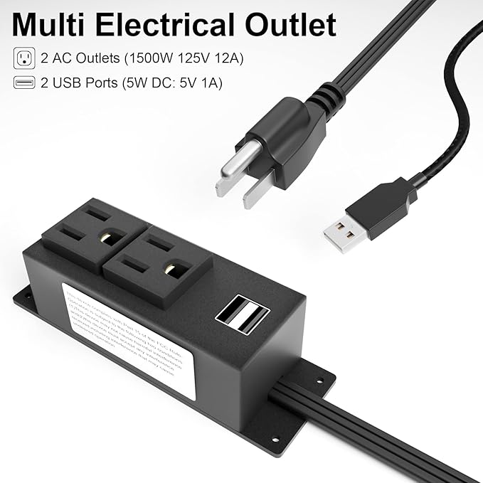 Gun Safe Power Outlet Kit- Multi Electrical Outlet Kit - Image 2
