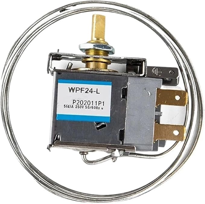 1Pc Household Refrigerator Parts Thermostat 250V Metal Controller by Unknown