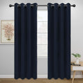Easy-Going Blackout Curtains for Bedroom, Solid Thermal Insulated Grommet and by Easy-Going