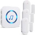 SanJie Door Chime, Door Open Contact Sensor Alarm by SANJIEGuardSecurity