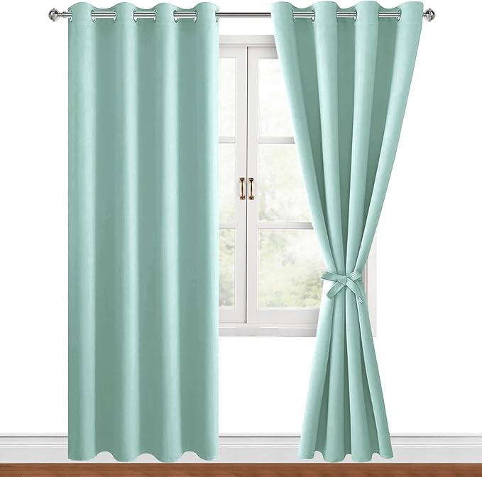 Hiasan Blackout Curtains for Bedroom, 52 x 96 Inches Long by Hiasan