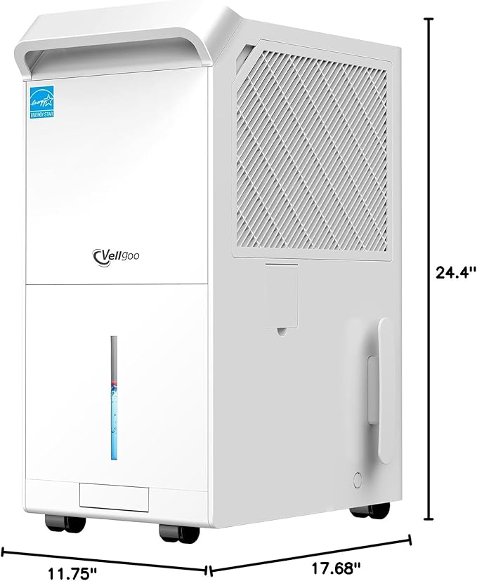5, 000 Sq.Ft Most Efficient Energy Star 2024 Dehumidifier, Vellgoo Max 120 - Image 9