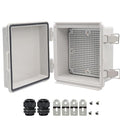 Zulkit Junction Box, IP67 Waterproof Electrical Box Hinged Cover Stainless by Zulkit