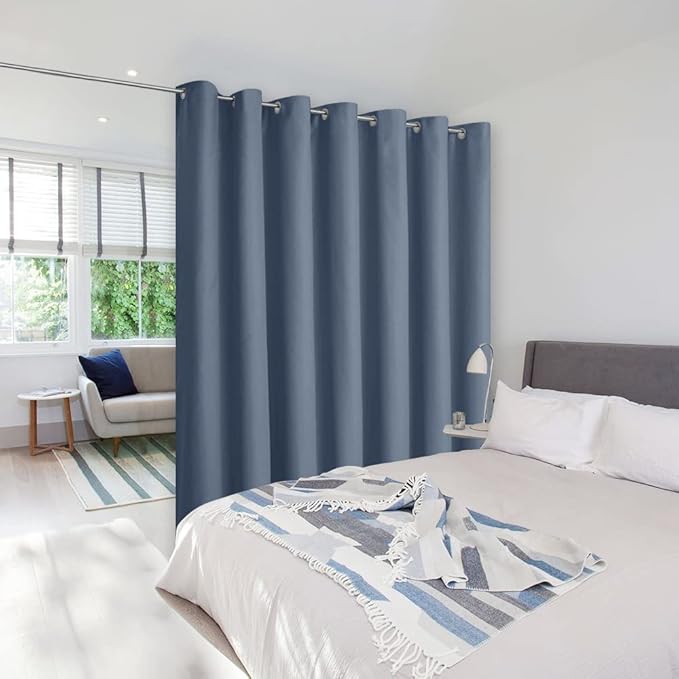 NICETOWN Room Separating Divider, Room Divider Curtain Screen Partition by NICETOWN