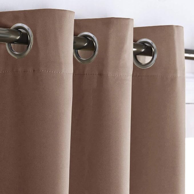NICETOWN Small Window Blackout Curtain Panel Window Treatment Thermal Insulated - Image 4