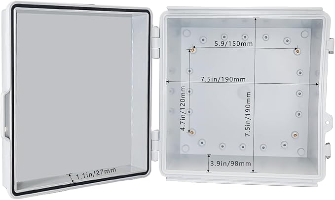 Waterproof Outdoor Electrical Box Junction Box Weatherproof IP67 ABS Plastic - Image 4