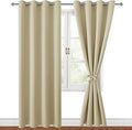 Hiasan Blackout Curtains for Bedroom, 52 x 84 Inches Long by Hiasan