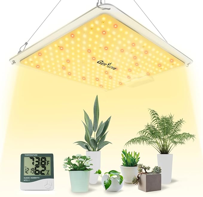 LED Grow Light, SP1500 Sunlike Full Spectrum Dimmable Plant Lights by Gerylove