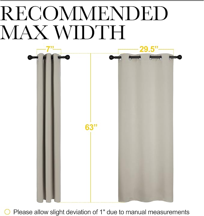NICETOWN Kitchen Curtains, Short Curtains - Image 7