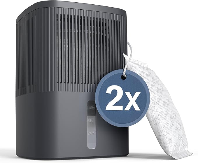 TABYIK Moisture Absorber 1000ml x 2 Pack, Disposable Dehumidifier by TABYIK