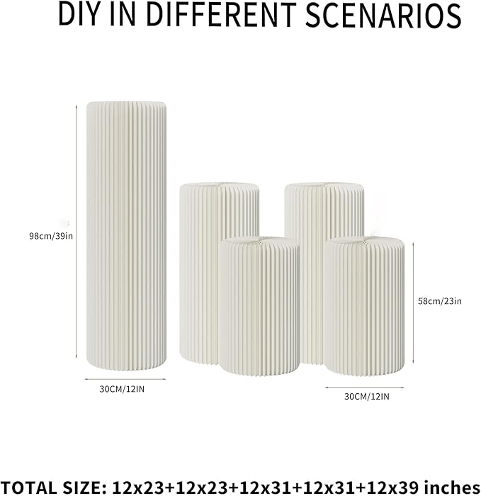 Cylinder Stands for Party Roman Pillar Stand Flower Cake Pedestal Stands for - Image 3