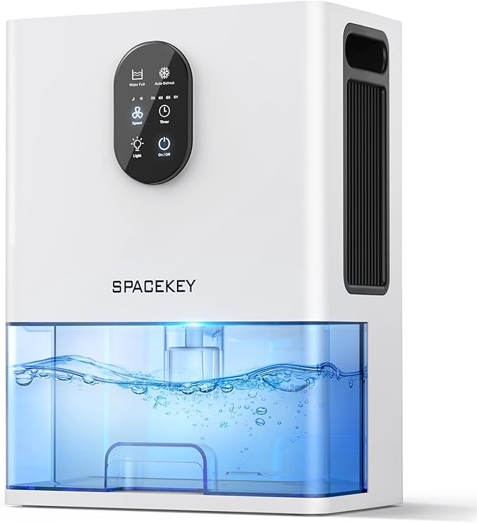 Dehumidifier, 106 OZ Water Tank Dehumidifiers by SpacekeyDirect