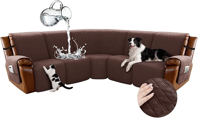 Arfntevss Waterproof Recliner Sectional Couch Covers by Arfntevss