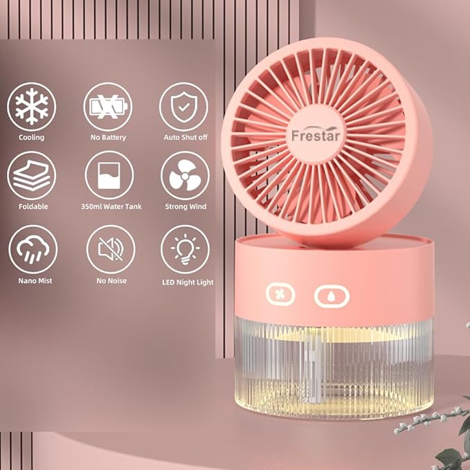 Personal Cooling Fan and Small Air Humidifier 350ml - Image 2